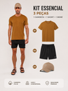 Kit:  Camiseta FIO 30 + Short + Boné