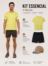 Kit:  Camiseta FIO 30 + Short + Boné
